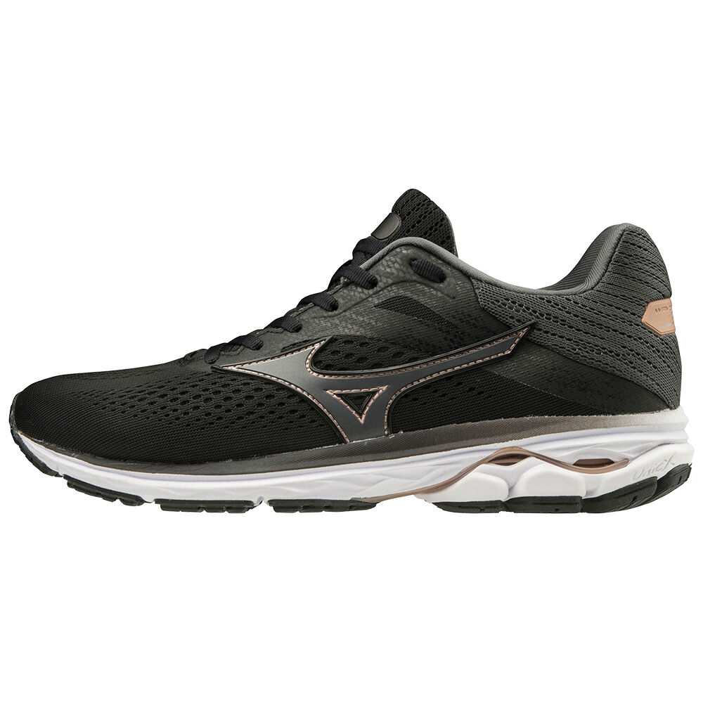 Sapatilhas Running Mizuno WAVE RIDER 23 - Mulher - Pretas/Cinzentas - MNEOR4531